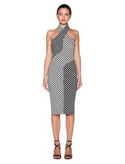 Bec & Bridge Time Rider Halter Dress in Print Size AU 12