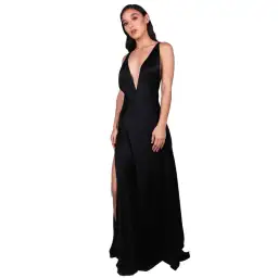 Michael Lo Sordo Bond Paloma Maxi Dress Black Size 6 for rent on The Volte - image 1