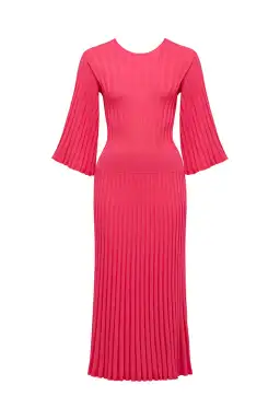 Perri Cutten Priscilla Knit Dress Pink Size 12 for rent on The Volte - image 3