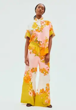 Alemais Silas Shirt and Pant Set Multi/Floral Size AU 8 for rent on The Volte - image 2