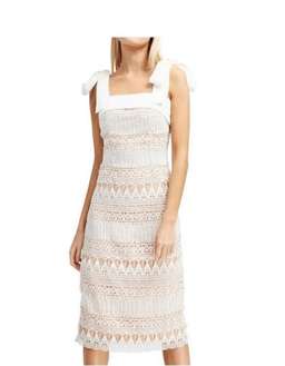 Keepsake The Label Walk On By Dress Cream Size 8 for rent on The Volte - image 1