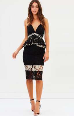 Talulah Analog Bodycon Dress for rent on The Volte - image 2