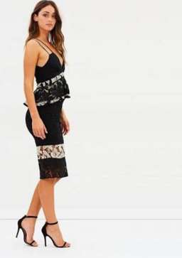 Talulah Analog Bodycon Dress for rent on The Volte - image 3