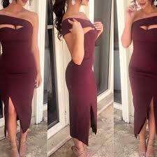 Sheike Valentine Midi Dress in Merlot 