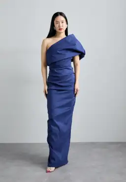 Rachel Gilbert Kat Gown Blue Size 8 for rent on The Volte - image 1