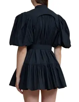 Acler Cardine Mini Dress Black Size 10  for rent on The Volte - image 4