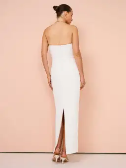 Manning Cartell Fast Forward Strapless Maxi Dress White Size 8 for rent on The Volte - image 4