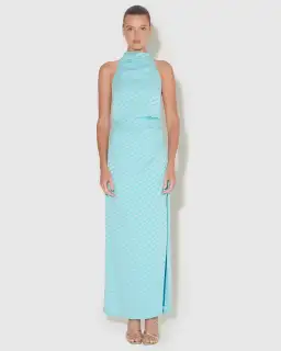 Hansen and Gretel Robbie Dress Aqua Size 8 for rent on The Volte - image 1