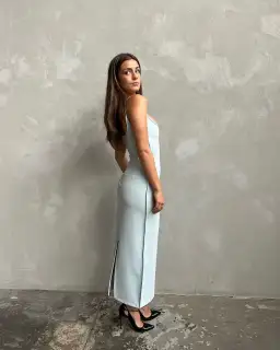 Paris Georgia Heart Dress Blue Size XS/Au 6 for rent on The Volte - image 2