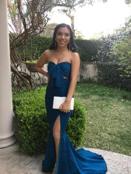 Two Piece Tie Up Formal Dress- Jadore size 4