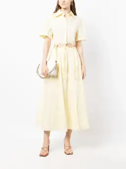 Anna Quan Ondine Cut Out Maxi Dress Sorbet Lemon Yellow Size 8  for rent on The Volte - image 8