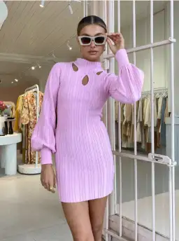 Acler Mary Dress in Candy Pink Size 8 for rent on The Volte - image 3