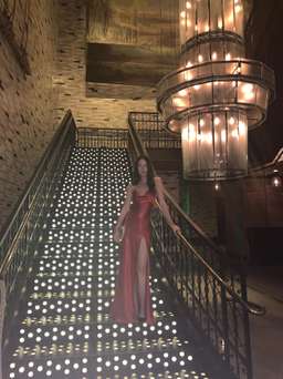 Shona joy la lune cowl red size 6