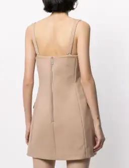 Dion Lee Bustier Sweetheart Mini Dress Nude Size 8 for rent on The Volte - image 2