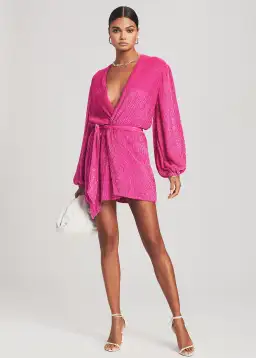 Retrofete Gabrielle Robe Sequin/Fuchsia Size S/Au 8