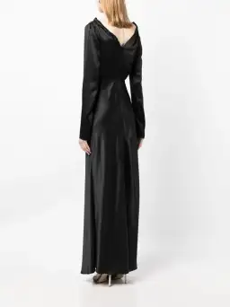 Rachel Gilbert Skye Dress Black Size 6 for rent on The Volte - image 3