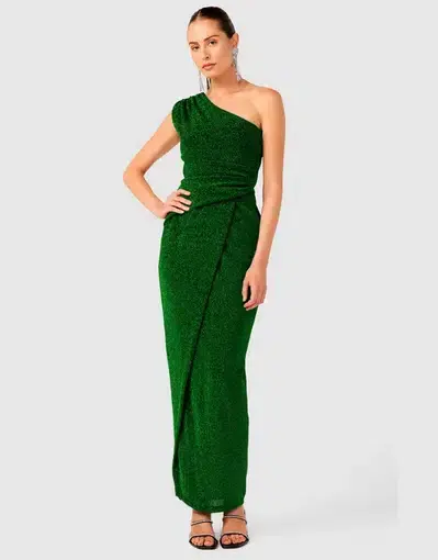 Sacha Drake Valedictory Dress Emerald Green Size AU 14
