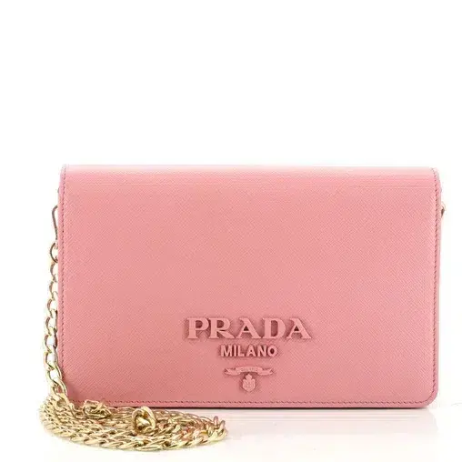 Prada Monochrome Saffiano Leather Mini Bag Pink