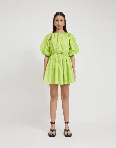 Tojha Alita Mini Dress Green Size 8