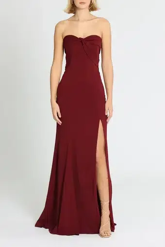 Jay Godfrey Cambridge Gown in Bordeaux Size 14