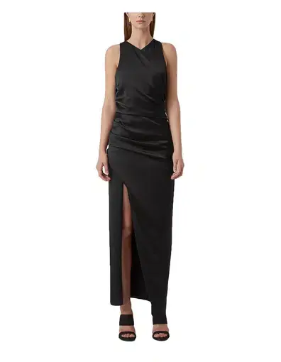 Camilla and Marc Selar Draped Dress Black Size 6