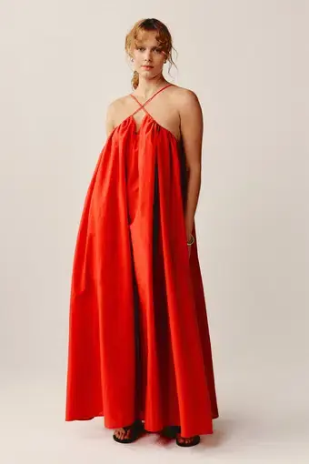 Marle Hanya Maxi Dress  Vermillion Red Size 10