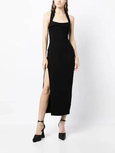 Rachel Gilbert Blaine Midi Dress Black Size 1 / AU 8