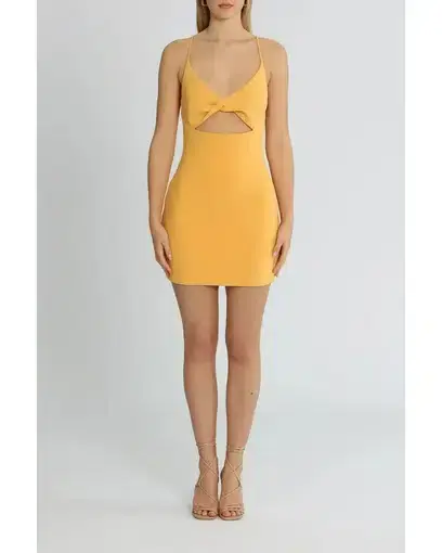 Bec & Bridge Cammi Mini Dress Orange Size AU 6