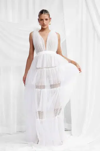 Lexi Zendaya Dress White Size 14