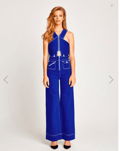 Alice McCall Electric Jumpsuit Blue Size 6