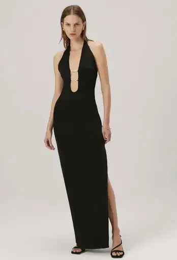 Misha Collection Yesenia Gown Black Size 8