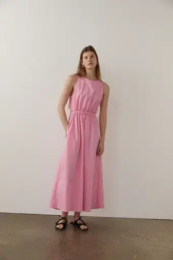 Blanca Edi Sleeveless Maxi Dress Pink Size 10