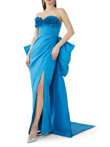 Rachel Gilbert Romy Gown in Blue Size 0 / AU 6