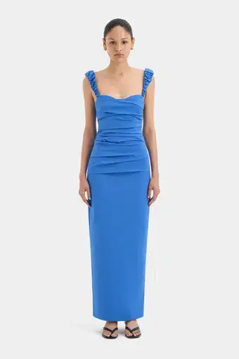 Sir The Label Azul Balconette Gown Cobalt Size 2/AU 10 