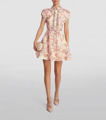 Zimmermann Matchmaker Flip Mini in Coral Hibiscus Size 0/Au 8 