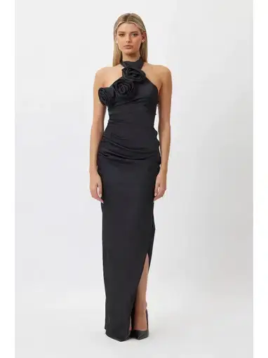 Bianca & Bridgett Gigi Maxi Dress Black Size AU 10