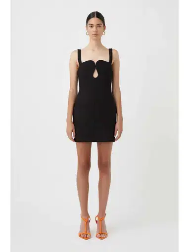 Camilla and Marc Brixton Mini Dress In Black Size AU 10