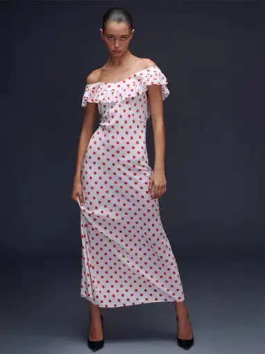 Realisation Par Claudia Dress In Super Dot Print Size M / AU 10