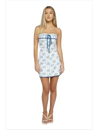 With Jean Sabrin Dress Toile Papillon Size XXS / AU 6