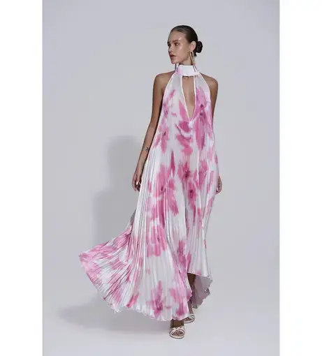L'Idee Opera Gown in Jardin Pink Size AU 6