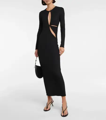 Christopher Esber Cut Out Maxi Dress Black Size 6