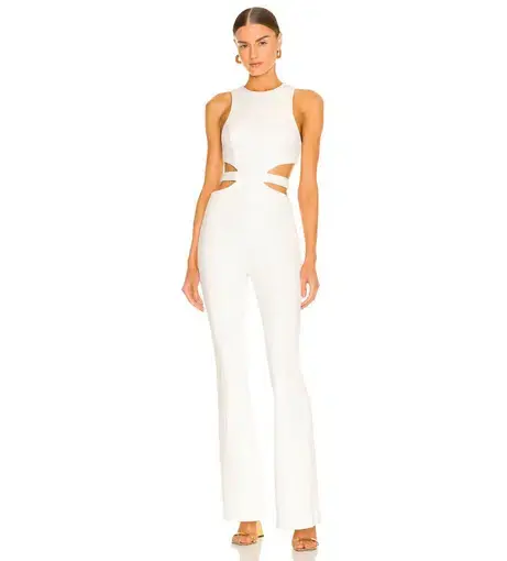 Misha Collection Thea Jumpsuit Ivory Size 10