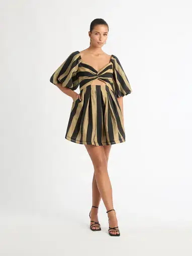 Sheike Frankie Stripe Dress Multi Size 12