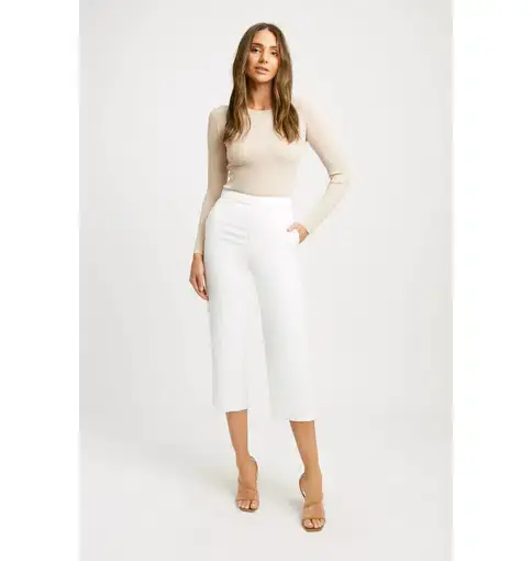 Kookai Oyster Pant White Size AU 12