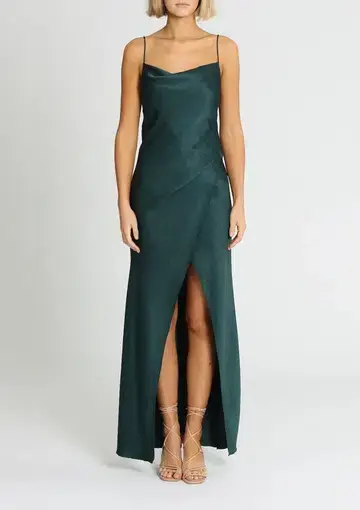 Camilla and Marc Bowery Slip Dress Fitzgerald Green Size 10
