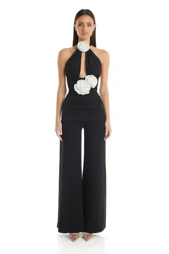 Eliya The Label Leontina Jumpsuit Black Size XS / AU 6