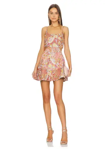 Elliatt Omega Mini Dress Floral Size L / AU 12