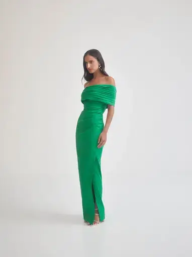 Sheike Giselle Gown Dress Jade Green Size S / AU 8