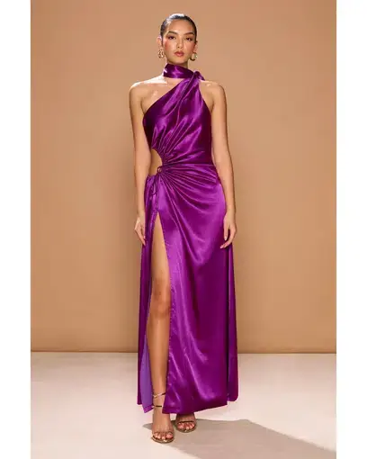 Sonya Moda Alia Maxi Dress Viola Purple Size M / AU 10 