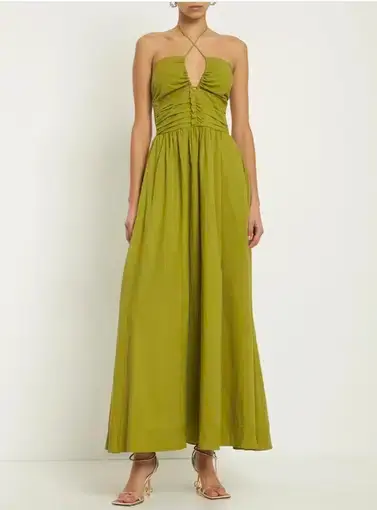 Bec & Bridge Ellie Maxi Dress In Green Size AU 6